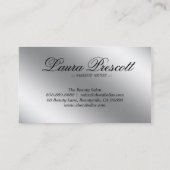 UK Cosmetology Visitekaartje Beauty Red Sparkle (Achterkant)