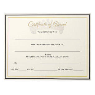 UK Crown Certificates-Award Notitieblok