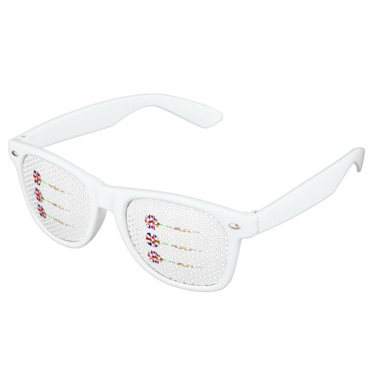 UK Darts Retro Zonnebril (Gekanteld)