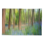 UK Engeland | Bluebell Oak Woodland in Springtime Kussensloop (Achterkant-Links)