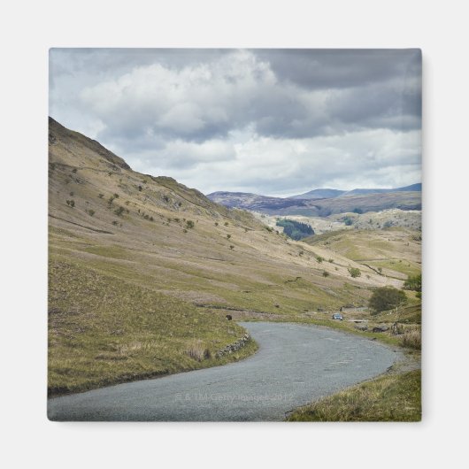 UK, Engeland, Cumbria, Honister Pass Magneet (Voorkant)