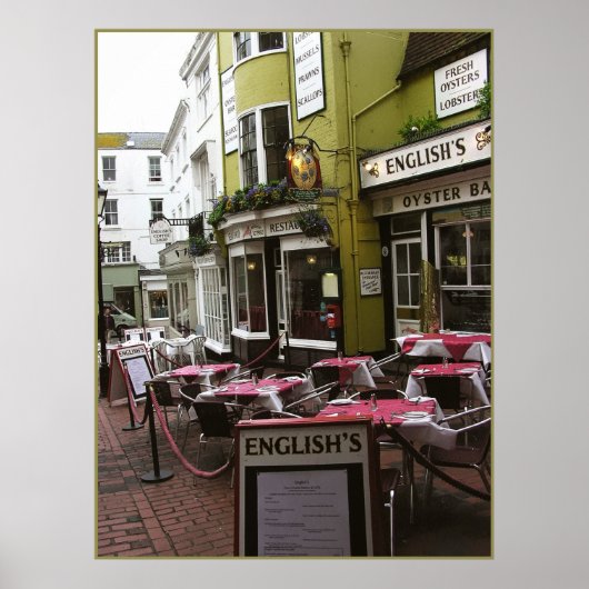 (UK) English Eatery Print (Voorkant)