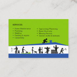 UK / Euro, 8.5 cm x 5.5 cm Business Card Visitekaartje