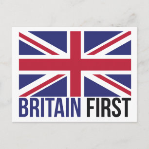 UK First Flag Editable Briefkaart