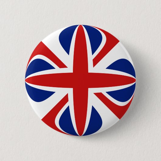 UK Fisheye Flag Button (Voorkant)