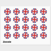 UK Fisheye Vlag Sticker (Vel)