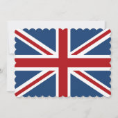 UK Flag Aftermiddag Tea Party Kaart (Achterkant)