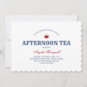 UK Flag Aftermiddag Tea Party Kaart (Voorkant)