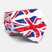 UK Flag Artwork Stropdas (Opgerold)