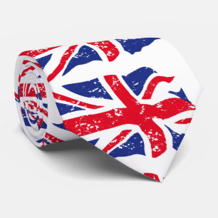UK Flag Artwork Stropdas