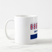 UK Flag Classic Mok met Engelse uitdrukking. (Links)