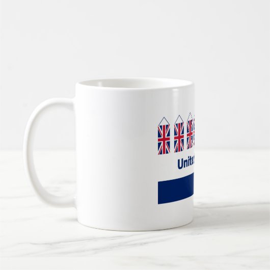 UK Flag Classic Mok met Engelse uitdrukking. (Links)