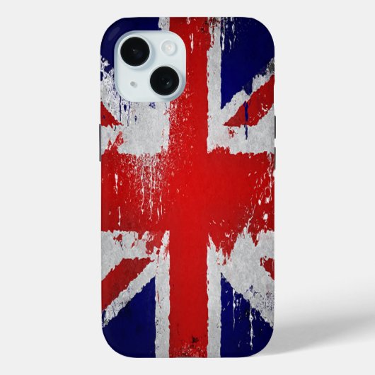UK Flag Design iPhone hoesje,  Case-Mate iPhone Case (Achterkant)