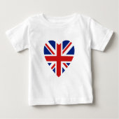 UK Flag Hart T-shirt (Voorkant)