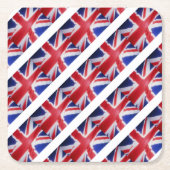 UK FLAG KARTONNEN ONDERZETTERS (Voorkant)