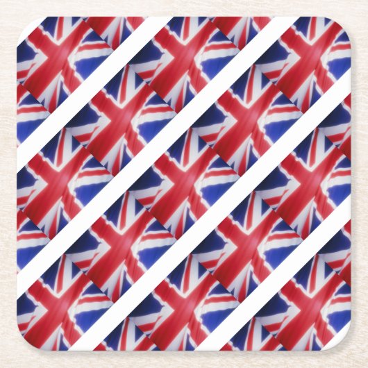 UK FLAG KARTONNEN ONDERZETTERS (Voorkant)