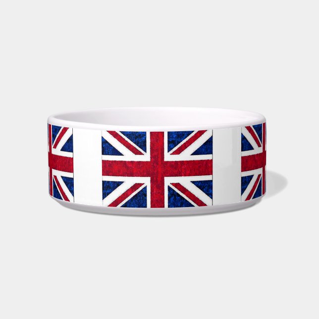 UK FLAG Pet Bowl Voerbakje (Voorkant)