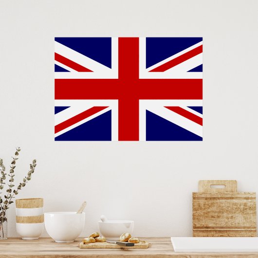 Uk Flag Poster (Keuken)