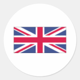 Uk Flag Ronde Sticker