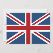 UK Flag Royal Crown Tea Party Kaart (Achterkant)