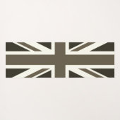 UK flag - sepia Yogamat (Achterkant (horizontaal))