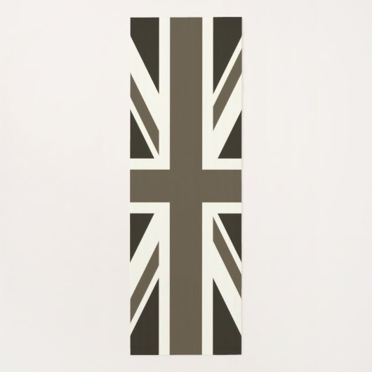 UK flag - sepia Yogamat (Achterkant)