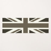UK flag - sepia Yogamat (Voorkant (horizontaal))