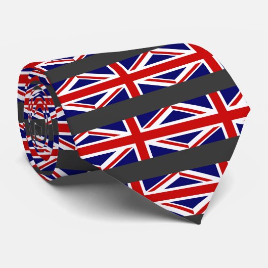 Uk Flag Stropdas (Opgerold)
