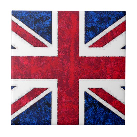 UK FLAG Tile Tegeltje (Voorkant)