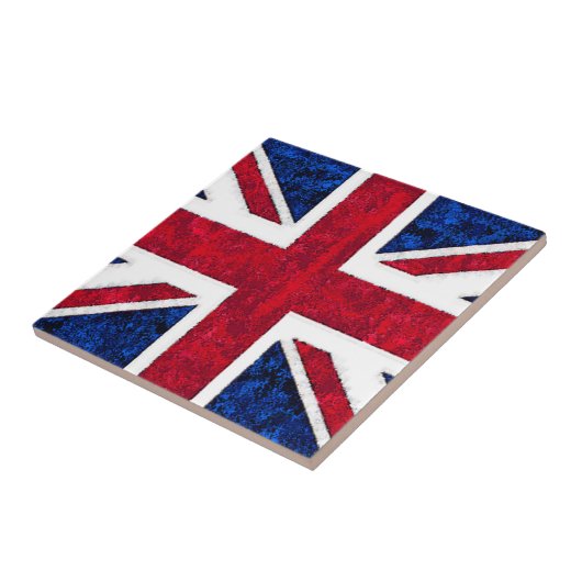 UK FLAG Tile Tegeltje (Zijkant)