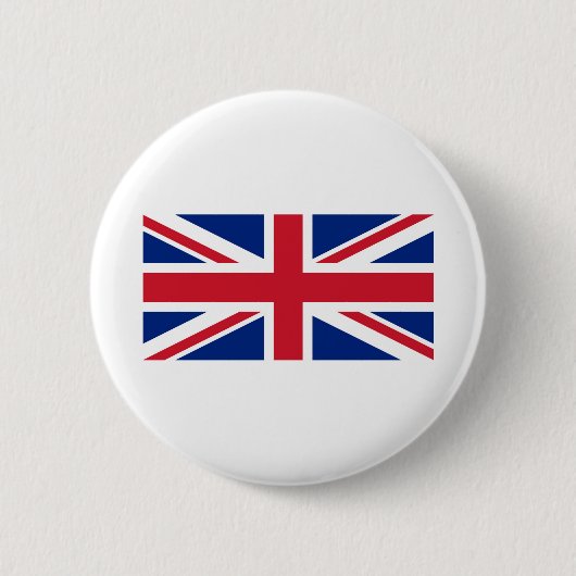 UK Flag Union Jack Ronde Button 5,7 Cm (Voorkant)