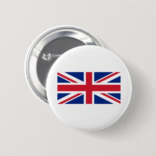 UK Flag Union Jack Ronde Button 5,7 Cm (Voorkant /achterkant)