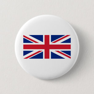 UK Flag Union Jack Ronde Button 5,7 Cm