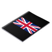 UK Flag-Verenigd Koninkrijk-Engeland-Union Jack Notitieboek (Linkerzijde)