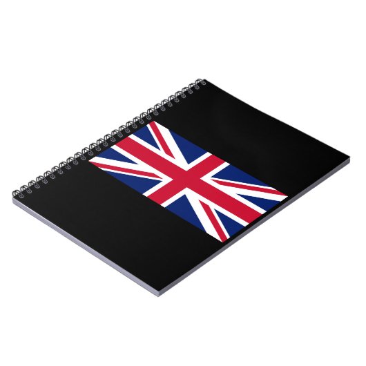 UK Flag-Verenigd Koninkrijk-Engeland-Union Jack Notitieboek (Linkerzijde)