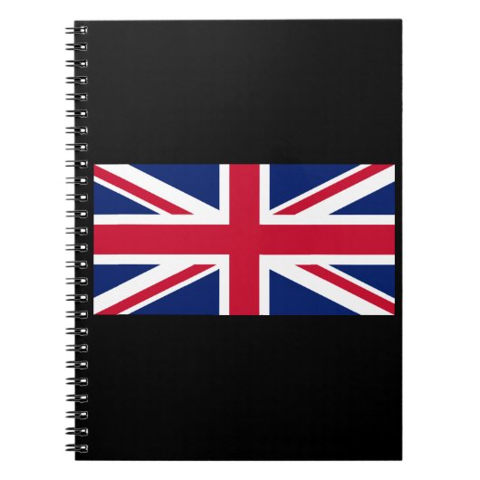 UK Flag-Verenigd Koninkrijk-Engeland-Union Jack Notitieboek (Voorkant)