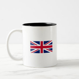 UK Flag-Verenigd Koninkrijk-Engeland-Union Jack Tweekleurige Koffiemok