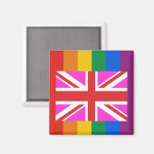 UK Gay Pride Magneet (Voorkant / Achterkant)