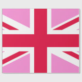 UK Gay Pride (Pink Union Jack) (Gay British Flag) Cadeaupapier (Vlak)