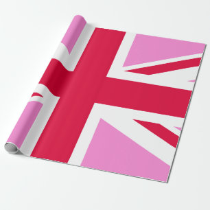 UK Gay Pride (Pink Union Jack) (Gay British Flag) Cadeaupapier