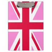 UK Gay Pride (Pink Union Jack) (Gay British Flag) Klembord (Voorkant)