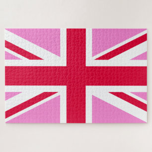 UK Gay Pride (Pink Union Jack) (Gay British Flag) Legpuzzel
