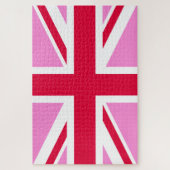 UK Gay Pride (Pink Union Jack) (Gay British Flag) Legpuzzel (Verticaal)