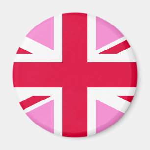 UK Gay Pride (Pink Union Jack) (Gay British Flag) Magneet