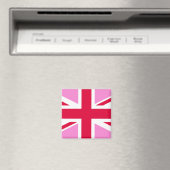 UK Gay Pride (Pink Union Jack) (Gay British Flag) Magneet (Insitu (Vaatwasser))