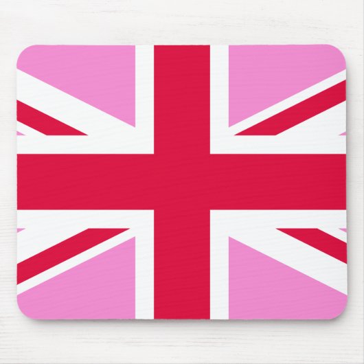 UK Gay Pride (Pink Union Jack) (Gay British Flag) Muismat (Voorkant)