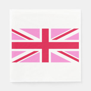 UK Gay Pride (Pink Union Jack) (Gay British Flag) Servet