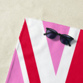 UK Gay Pride (Pink Union Jack) (Gay British Flag) Strandlaken (In situ)