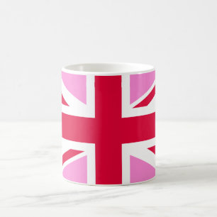 UK Gay Pride (Roze Union Jack) (Gay Britse Vlag) Koffiemok
