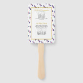 UK GROOT-BRITTANNIË Christelijk Custom Wedding Pro Handwaaier (Achterkant)